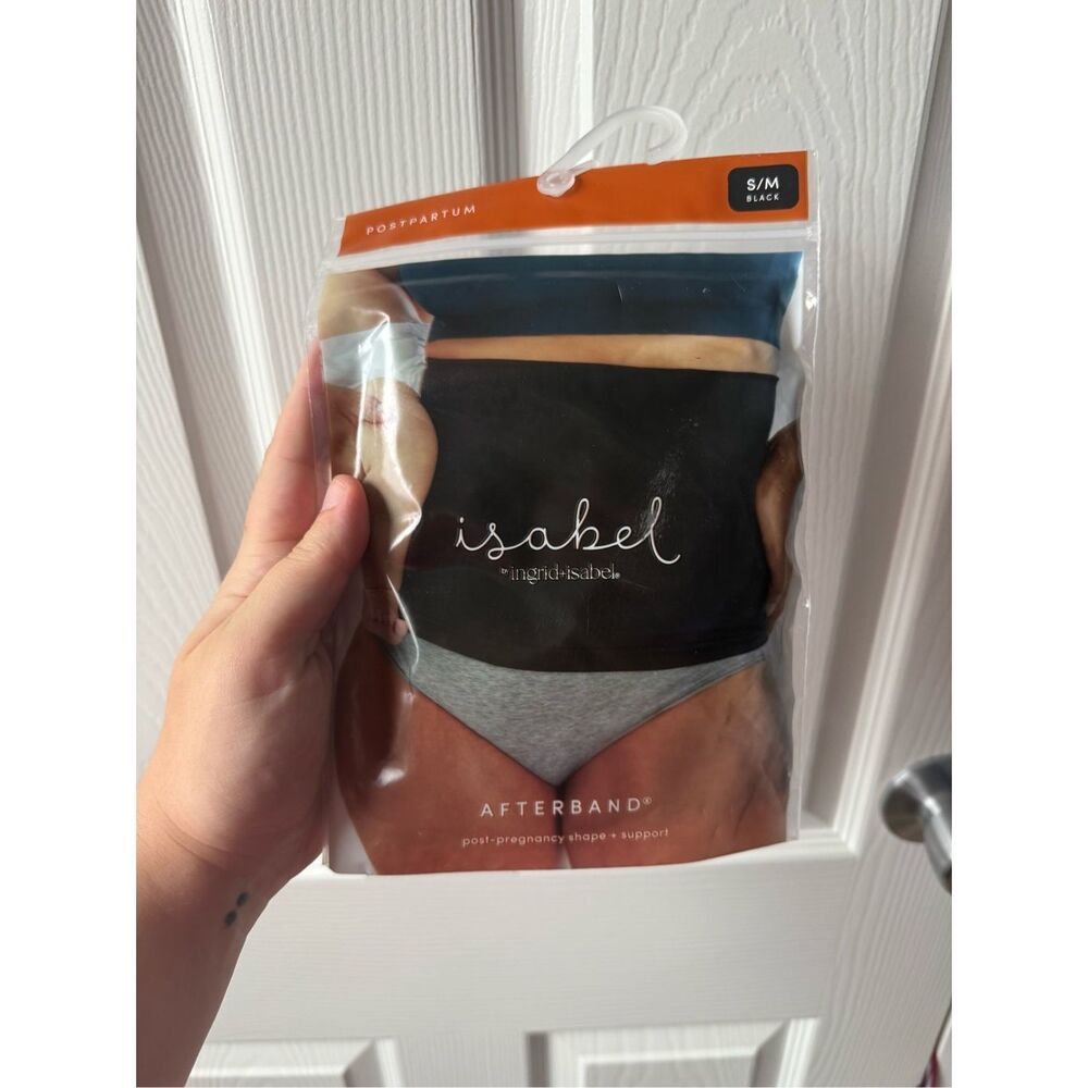 Isabel Afterband Small Medium Black Belly Band Post-Preganncy Shape and Support